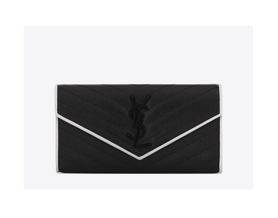 サンローランコピー 2018新作入荷┃LARGE  モノグラム サンローラン FLAP WALLET 372264BOWC81006