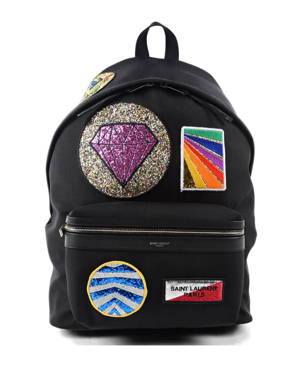 サンローランコピー 2018新作入荷 MULTI PATCHED BACKPACK