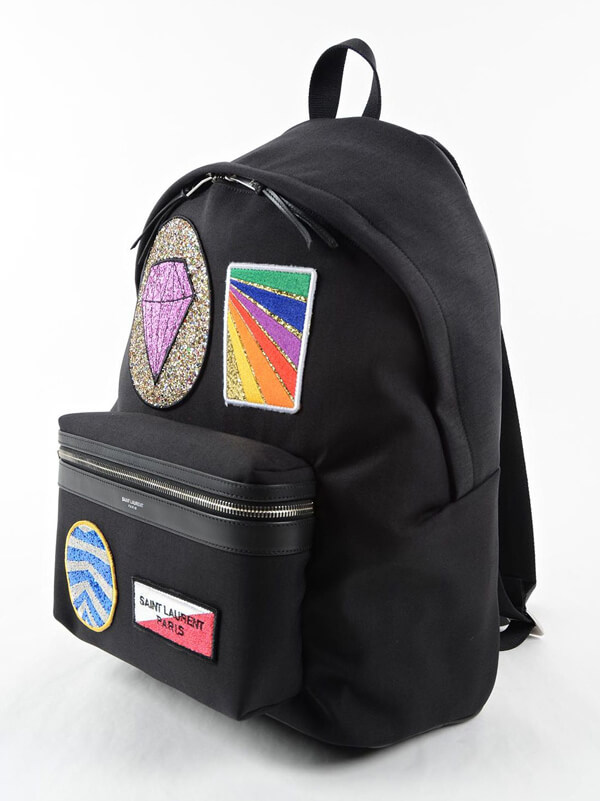 サンローランコピー 2018新作入荷 MULTI PATCHED BACKPACK
