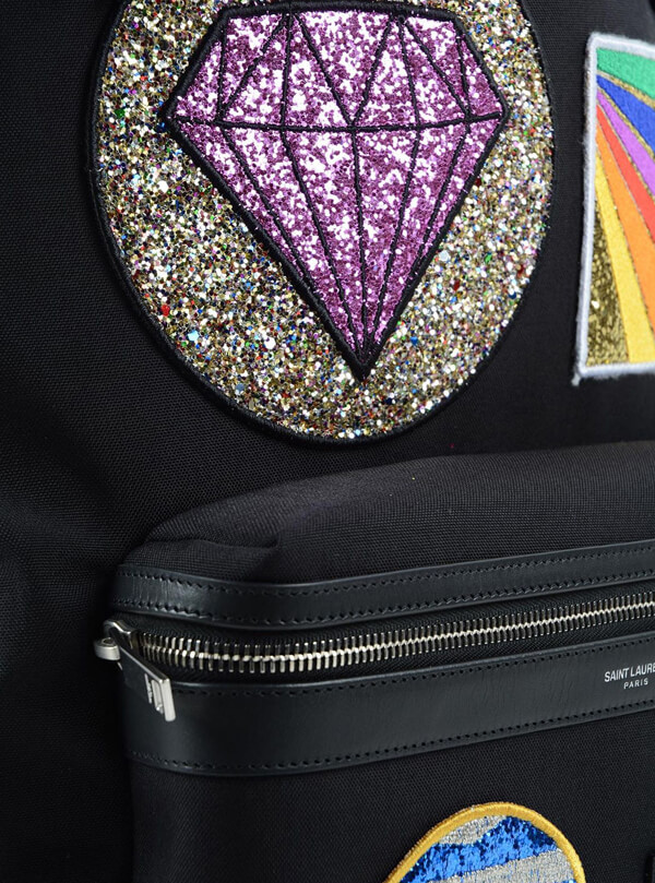 サンローランコピー 2018新作入荷 MULTI PATCHED BACKPACK