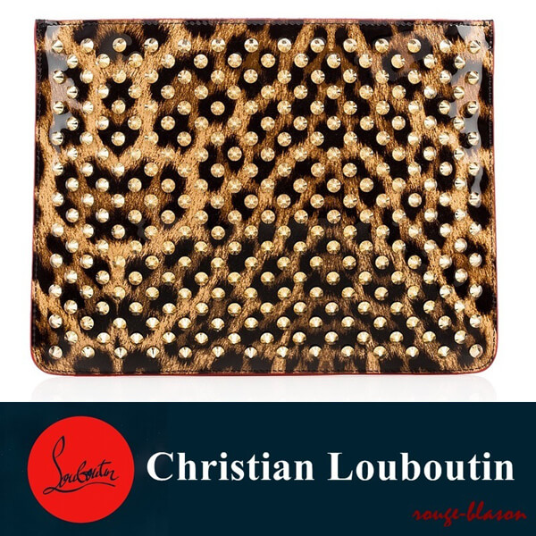 2018新作クリスチャン ルブタン コピー Christian Louboutin 新作！loubiposh baby pouch レオパード