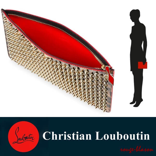 2018新作クリスチャン ルブタン コピー Christian Louboutin 新作！loubiposh baby pouch レオパード
