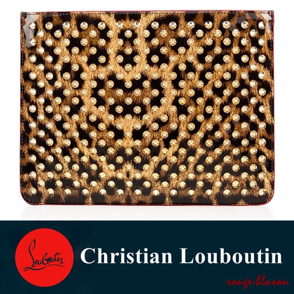 2018新作クリスチャン ルブタン コピー Christian Louboutin 新作！loubiposh baby pouch レオパード