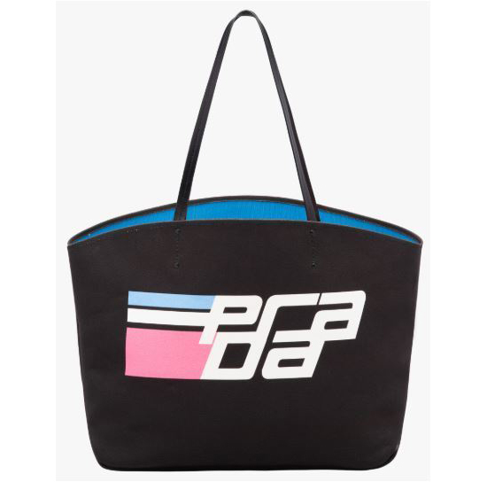 VIPセール！！PRADA プラダコピー★ロゴポーチ付カナパショルダートート2018最新作 1BG218_4OMA_F0RX0_V_OS1