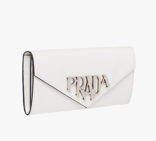 2018新作 日本未入荷☆PRADA プラダコピーロゴ カードホルダー付き長財布 1MH037_ZO6_F0009