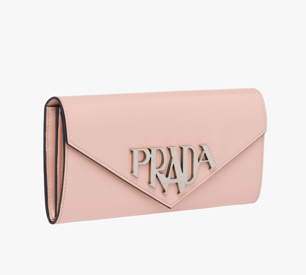 2018新作！日本未入荷☆PRADA プラダコピー ロゴ カードホルダー付き長財布 1MH037_ZO6_F0333
