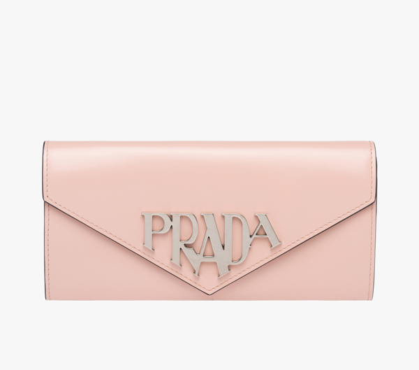 2018新作！日本未入荷☆PRADA プラダコピー ロゴ カードホルダー付き長財布 1MH037_ZO6_F0333