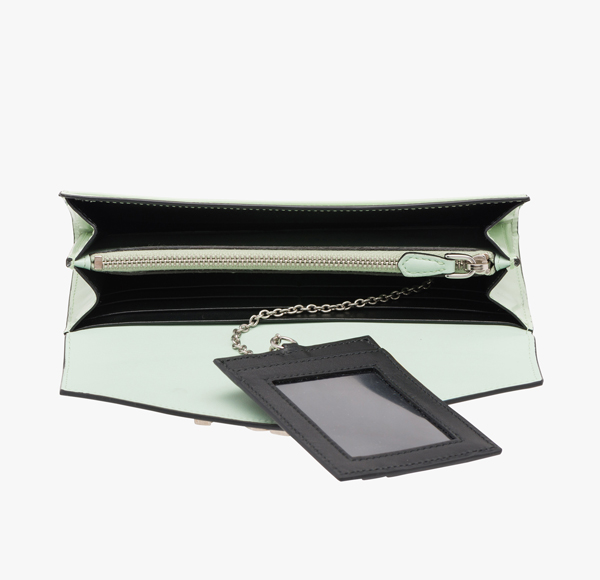 2018新作！日本未入荷☆PRADA プラダコピー ロゴ カードホルダー付き長財布 1MH037_ZO6_F0934