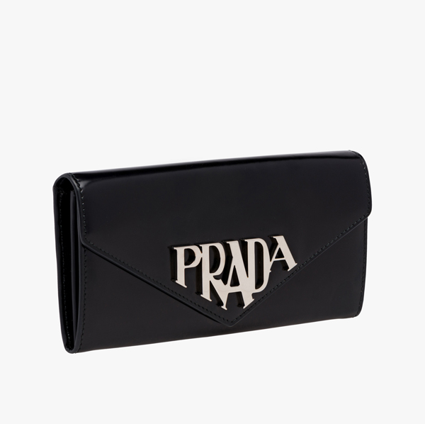 2018新作 日本未入荷☆PRADA プラダコピー ロゴ カードホルダー付き長財布 1MH037_ZO6_F0002