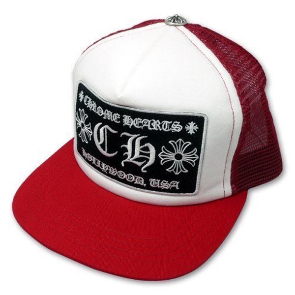 【CHROME HEARTS】ホワイト クロムハーツ スーパーコピー CH トラッカー メッシュキャップ レッド 【CHROME HEARTS】ホワイト クロムハーツ スーパーコピー CH トラッカー メッシュキャップ レッド