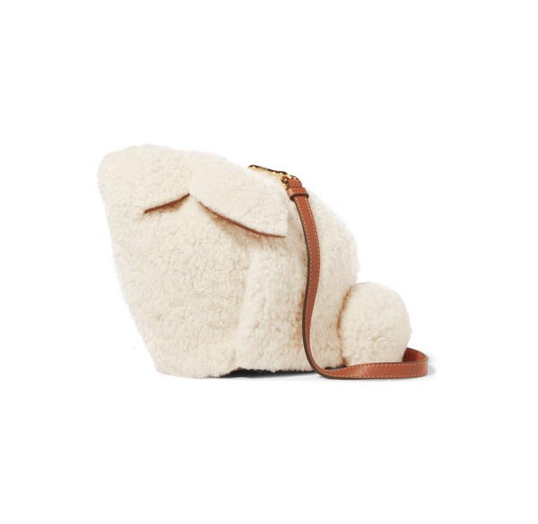 Bunny Mini shearling shoulder bag ロエベコピー☆バニーシャーリング ミニ ショルダー もこもこミニバッグ Bunny Mini shearling shoulder bag ロエベコピー☆バニーシャーリング ミニ ショルダー もこもこミニバッグ