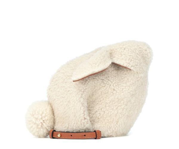 Bunny Mini shearling shoulder bag ロエベコピー☆バニーシャーリング ミニ ショルダー もこもこミニバッグ Bunny Mini shearling shoulder bag ロエベコピー☆バニーシャーリング ミニ ショルダー もこもこミニバッグ