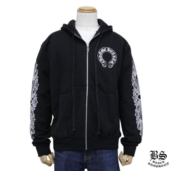 2020SS Chrome Hearts クロムハーツパーカー スーパーコピー ホースシュー&フローラルクロスジップアップ 2020SS Chrome Hearts クロムハーツパーカー スーパーコピー ホースシュー&フローラルクロスジップアップ