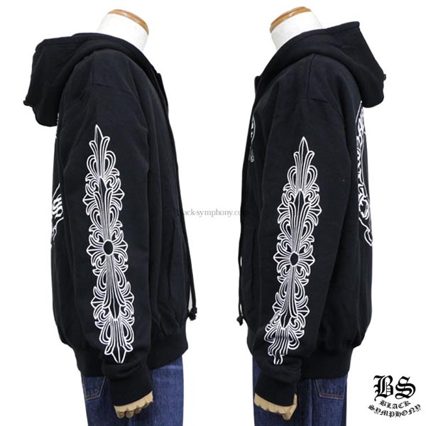 2020SS Chrome Hearts クロムハーツパーカー スーパーコピー ホースシュー&フローラルクロスジップアップ 2020SS Chrome Hearts クロムハーツパーカー スーパーコピー ホースシュー&フローラルクロスジップアップ