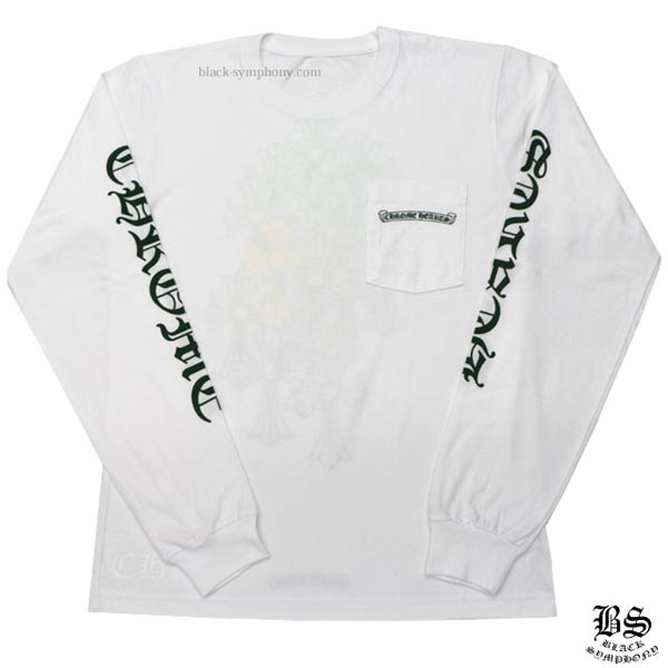 2020年春夏新作 クロムハーツ ロングTシャツ 偽物 グリーンセメタリークロス ホワイト 2020年春夏新作 クロムハーツ ロングTシャツ 偽物 グリーンセメタリークロス ホワイト