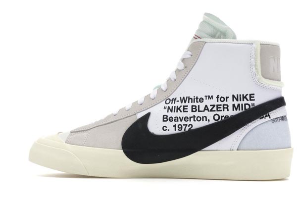 2025新作大人気 ホワイト オフホワイト レプリカ ナイキ x Off-White★Blazer Mid コラボ ナイキスニーカー 芸能人