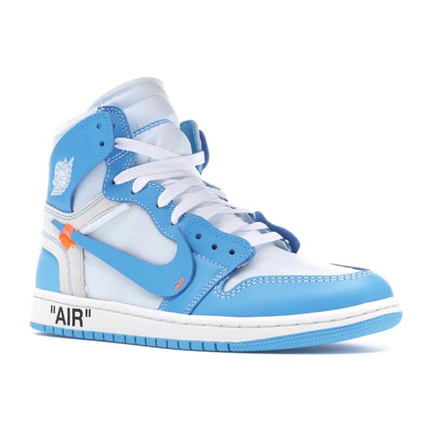 2025新作大人気 ナイキ ジョーダン オフホワイト ナイキ スーパーコピー コラボスニーカーJordan 1 Retro High Off-White University Blue