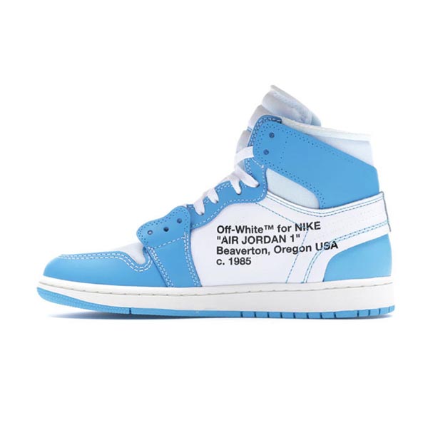 2025新作大人気 ナイキ ジョーダン オフホワイト ナイキ スーパーコピー コラボスニーカーJordan 1 Retro High Off-White University Blue