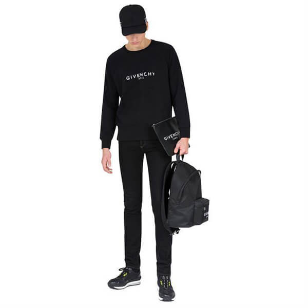 2025新作☆大人もOK！ジバンシィコピー GIVENCHY 大人気 コットンロゴスウェットシャツ