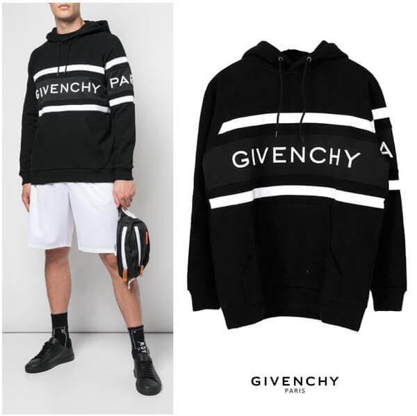 2020年春夏新作 ジバンシィ偽物 パーカー GIVENCHY★2019AW ロゴ入りスウェットパーカー