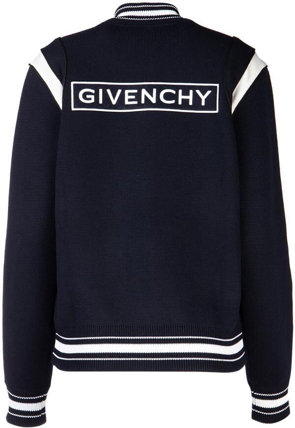 2025新作大人気★ジバンシィコピー パーカー GIVENCHYのレディース 名品 NAVY BLUE ウール ボンバー ジャケット