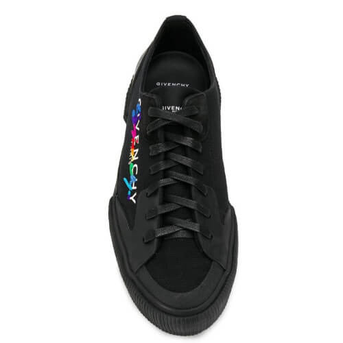 2025新作限定人気 ジバンシィ偽物 GIVENCHY キャンバス テニス ライト ロー スニーカー
