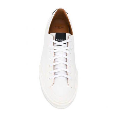 2025新作限定人気【ジバンシィ偽物 GIVENCHY】レザー テニス ライトロー スニーカー White