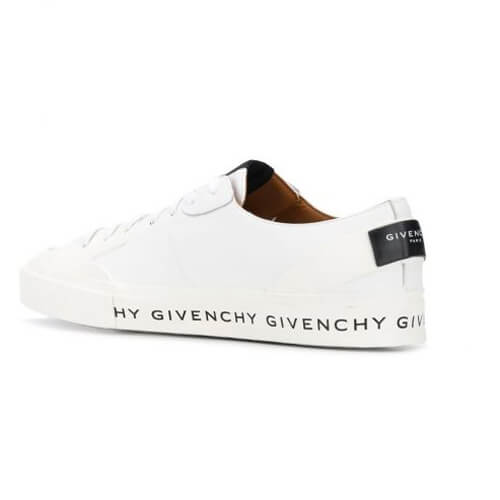 2025新作限定人気【ジバンシィ偽物 GIVENCHY】レザー テニス ライトロー スニーカー White