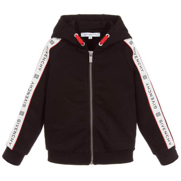 2025新作限定人気 ジバンシィ偽物 GIVENCHY ジップアップ ロゴパーカー