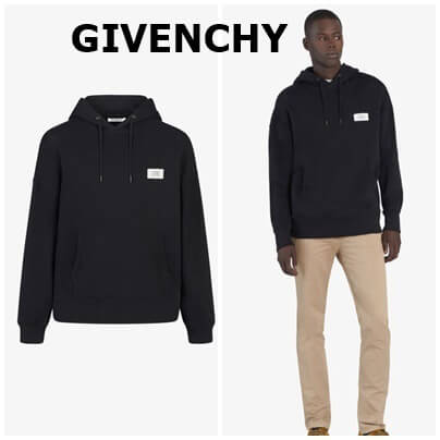 2025新作限定人気 ジバンシィコピー パーカー GIVENCHY パッチフーディ BMJ01Y30AF-001