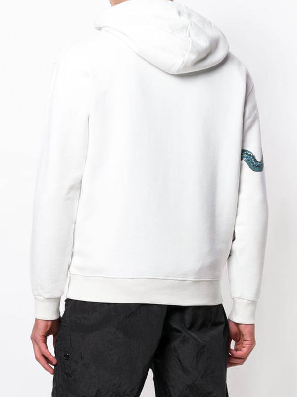 2025新作限定人気 ジバンシィ偽物 GIVENCHY 20AW Logo&Dragon パーカー_WHITE