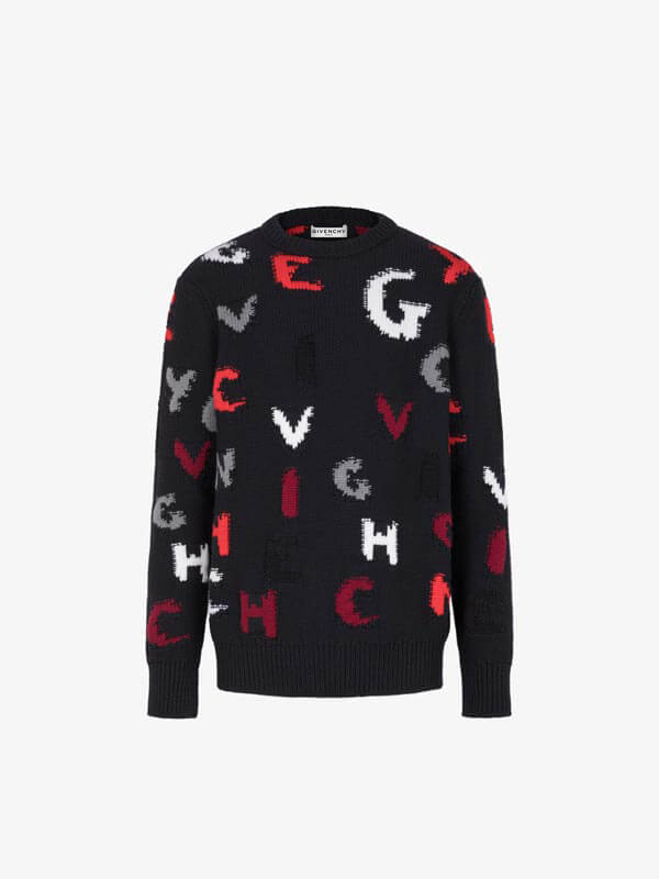 2025新作限定大人気☆ジバンシィコピー GIVENCHY レター ウールセーター