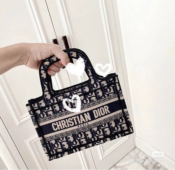 2025新作★ディオール★ディオールスーパーコピー とにかく欲しい Oblique BOOK ミニミニTOTE