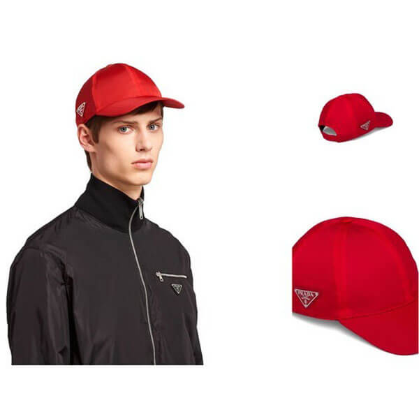 PRADA プラダ キャップ コピー 新作【2HC274_2B15ナイロン三角ロゴキャップ】 PRADA プラダ キャップ コピー 新作【2HC274_2B15ナイロン三角ロゴキャップ】