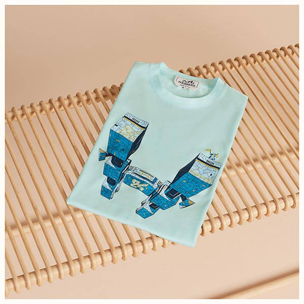 ★エルメス★エルメス Tシャツ メンズ コピー 大人気★オデッセイ クルーネックコットン長袖Tシャツ