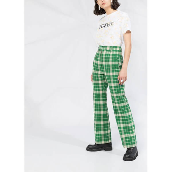 「25ans7月掲載」★ロエベ★ロエベ Tシャツ 偽物 フローラル ロゴ Tシャツ