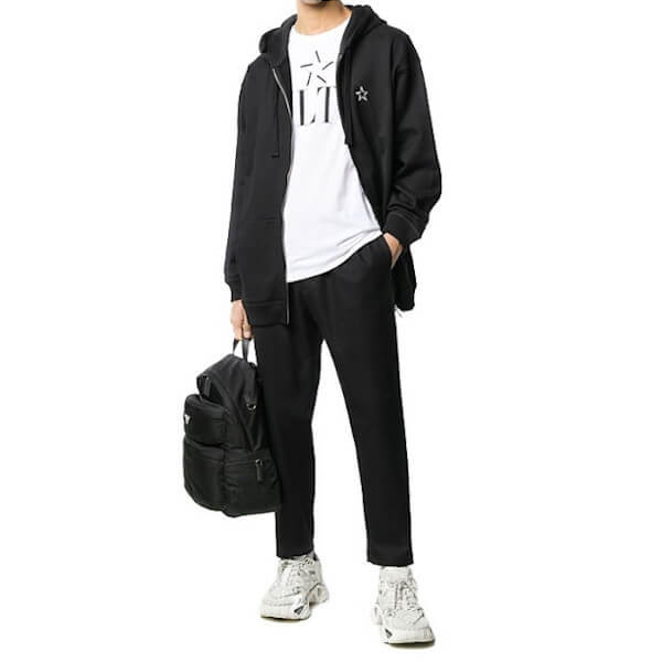 ヴァレンティノ Tシャツ コピー★VLTN LOGO TE STAR Tシャツ★