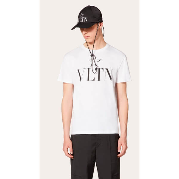 ヴァレンティノ Tシャツ コピー★VLTN LOGO TE STAR Tシャツ★
