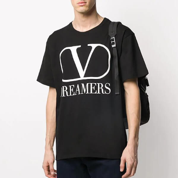 ヴァレンティノ Tシャツ コピー/ Vロゴ ドリーマーズ Tシャツ