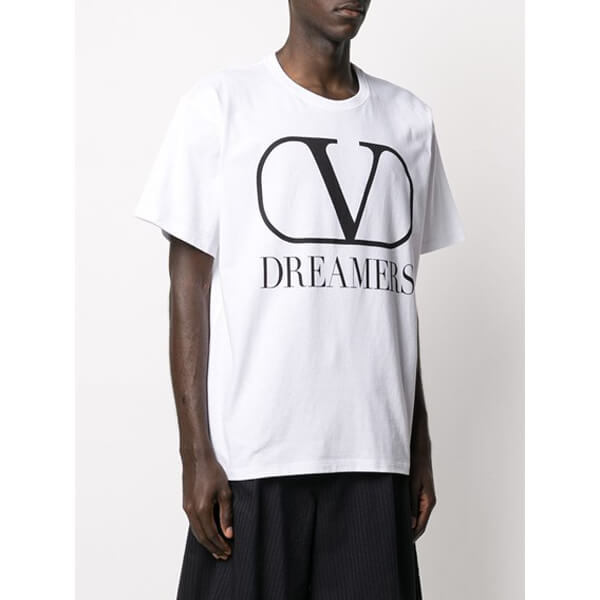 ヴァレンティノ Tシャツ コピー/ Vロゴ ドリーマーズ Tシャツ
