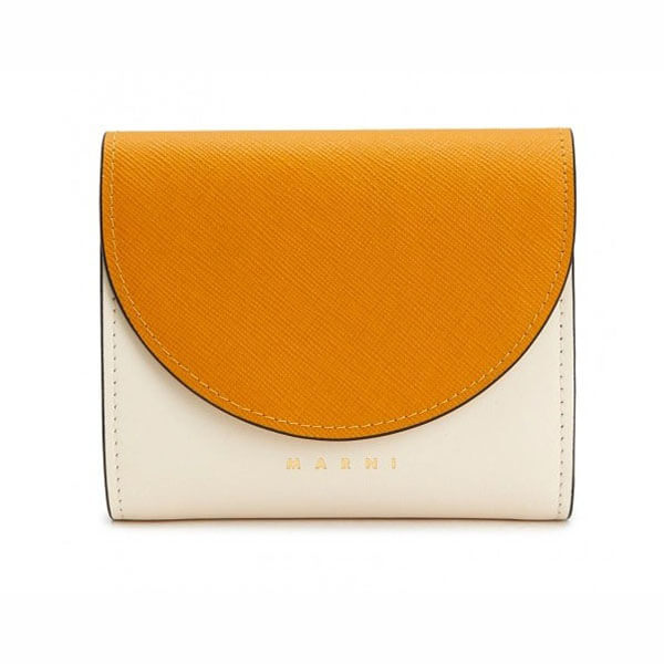 ★MARNI マル二 財布 コピー★バイカラー バイフォールドウォレット 全4色 PFMO0004Q2 LV589