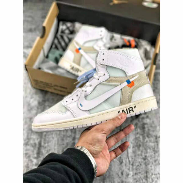 ナイキ オフ ホワイト スニーカー コピー OFF-WHITE ナイキ Air Jordan 1 Retro High OG “WHITE” SS 18