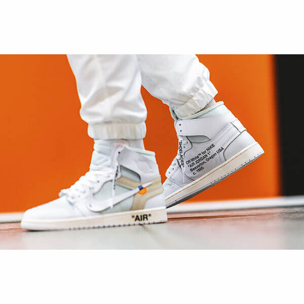 ナイキ オフ ホワイト スニーカー コピー OFF-WHITE ナイキ Air Jordan 1 Retro High OG “WHITE” SS 18