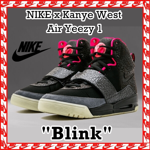 ナイキ スニーカー コピー 【入手困難E】[ ナイキ × Kanye West ] Air Yeezy 1 "Blink" SS 09