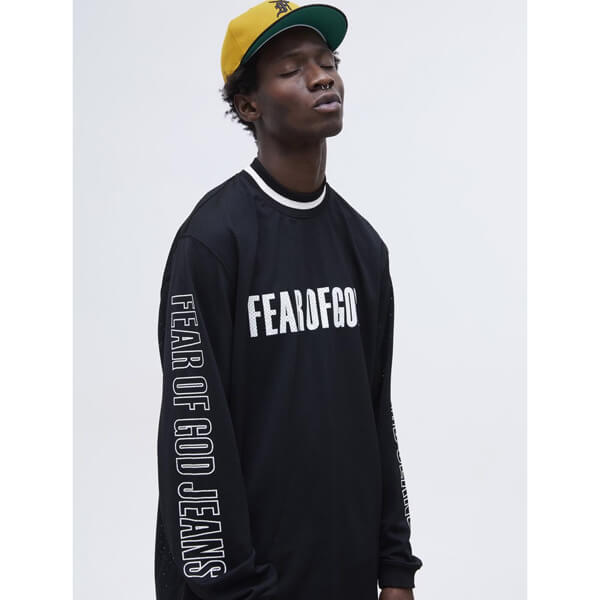 フィアオブゴッド シャツ コピー Fear of God クラシックロゴ ロングスリーブ Tシャツ MESH MOTOCROSS JERSEY