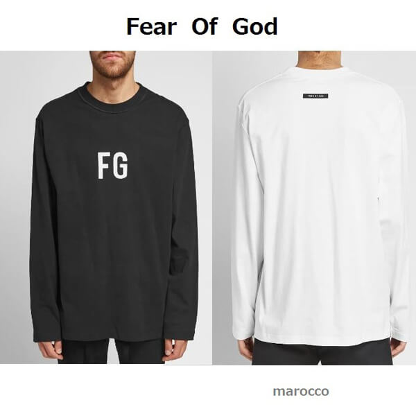 フィアオブゴッド パーカー コピー★ FEAR OF GOD ★ FG ロングスリーブ Tシャツ