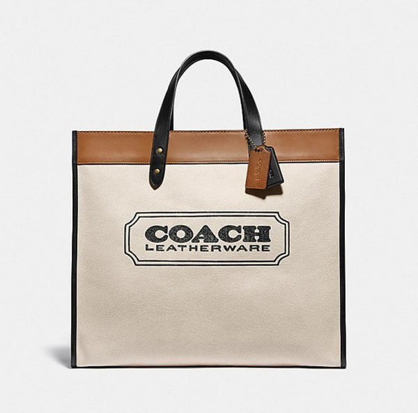 コーチ バッグ コピー Coach ◆ 89164 Field tote 40 with coach badge 89164