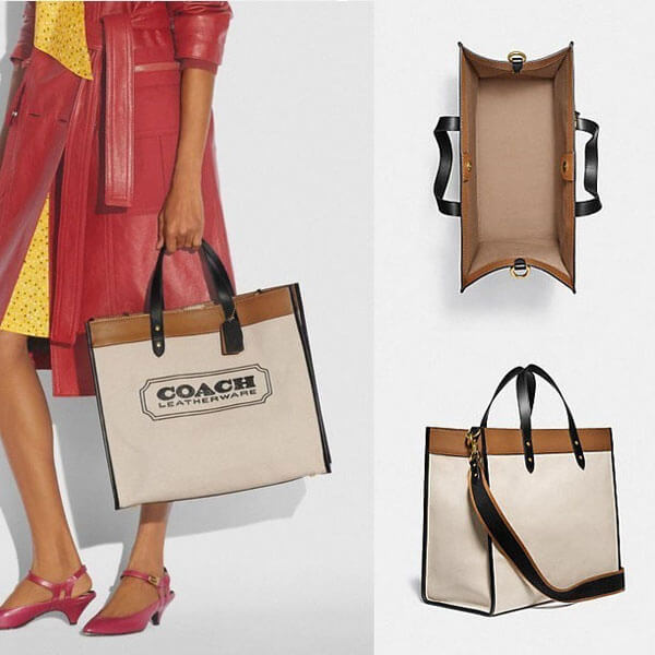 コーチ バッグ コピー Coach ◆ 89164 Field tote 40 with coach badge 89164