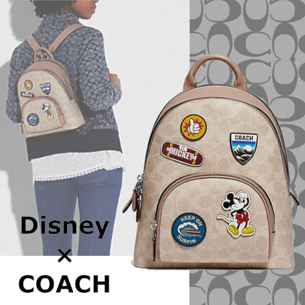 【日本限定モデル】コーチ ディズニー リュック コピー DISNEY X コーチ キャリー バックパック 23