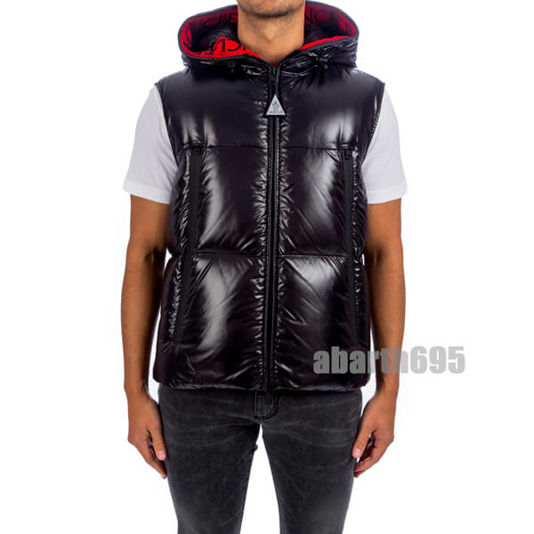 モンクレール ベスト 偽物 2021秋冬新作 国内未入荷 MONCLER AGNEAUX ロゴ ダウンベスト ブラック モンクレール ベスト 偽物 2021秋冬新作 国内未入荷 MONCLER AGNEAUX ロゴ ダウンベスト ブラック